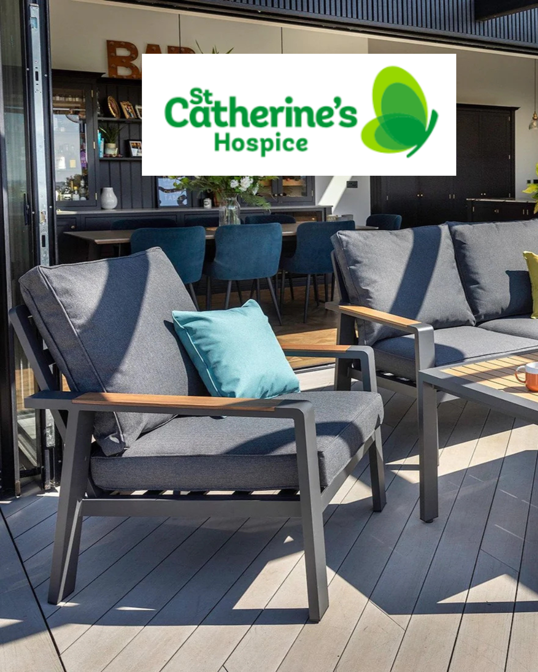 Duxburys Joins the St Catherine’s Christmas Challenge – Win a Luxury Outdoor Lounge Set!