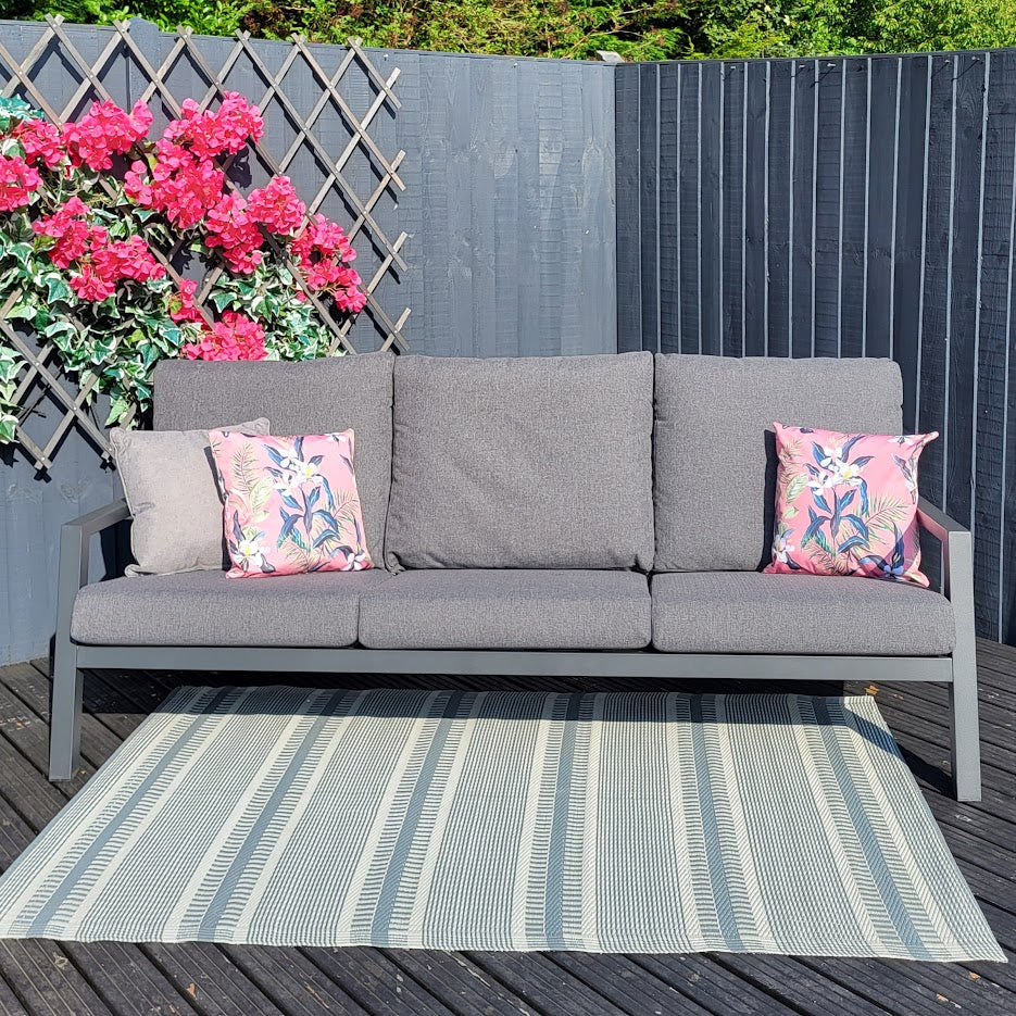 Triton Outdoor 3 Seat Sofa By Vila - All Weather Cushions