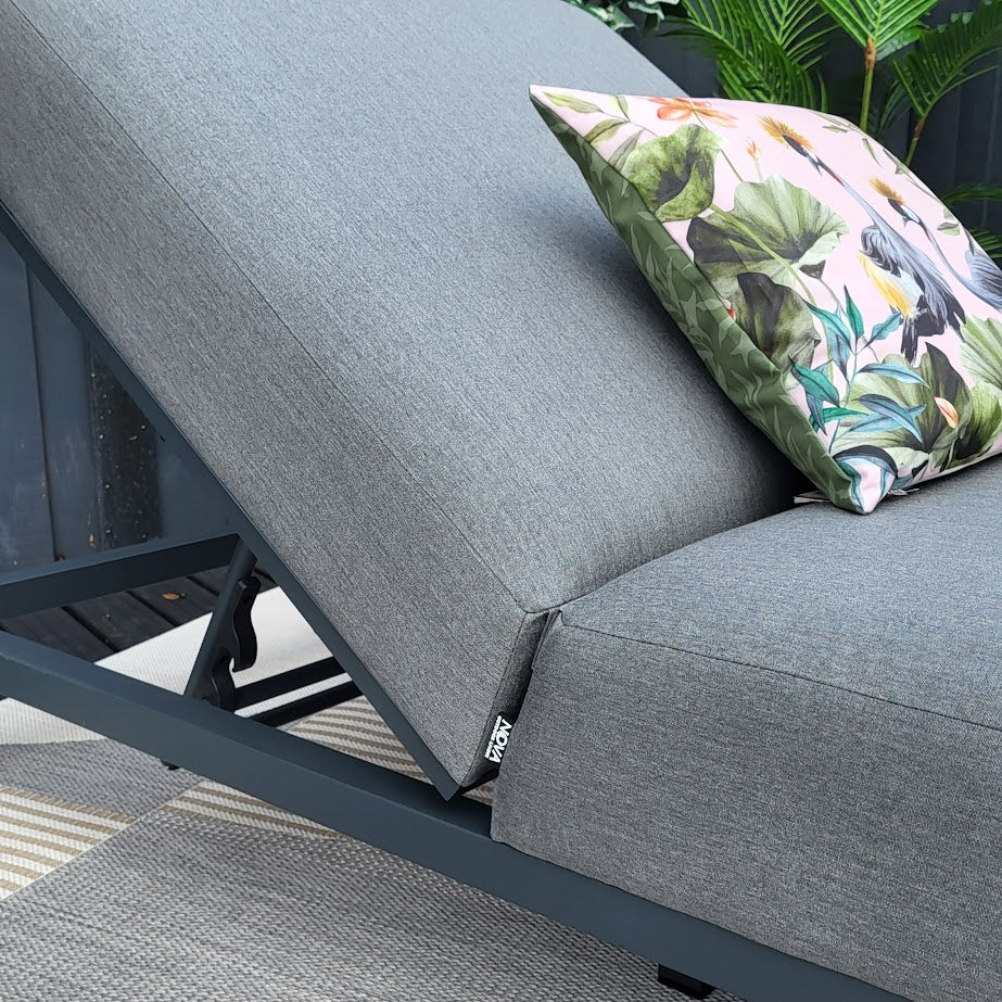 EX-DISPLAY - Sunny Outdoor Fabric Sun Lounger by Nova