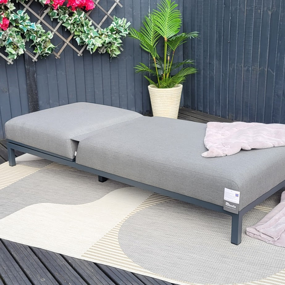 EX-DISPLAY - Sunny Outdoor Fabric Sun Lounger by Nova