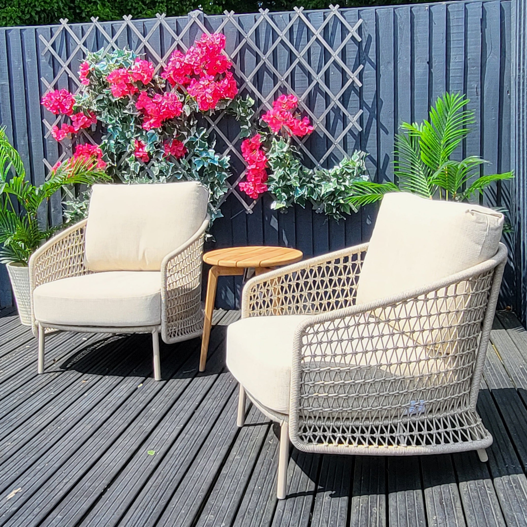 EX-DISPLAY - Puccini Outdoor Bistro Set by 4 Seasons Outdoor