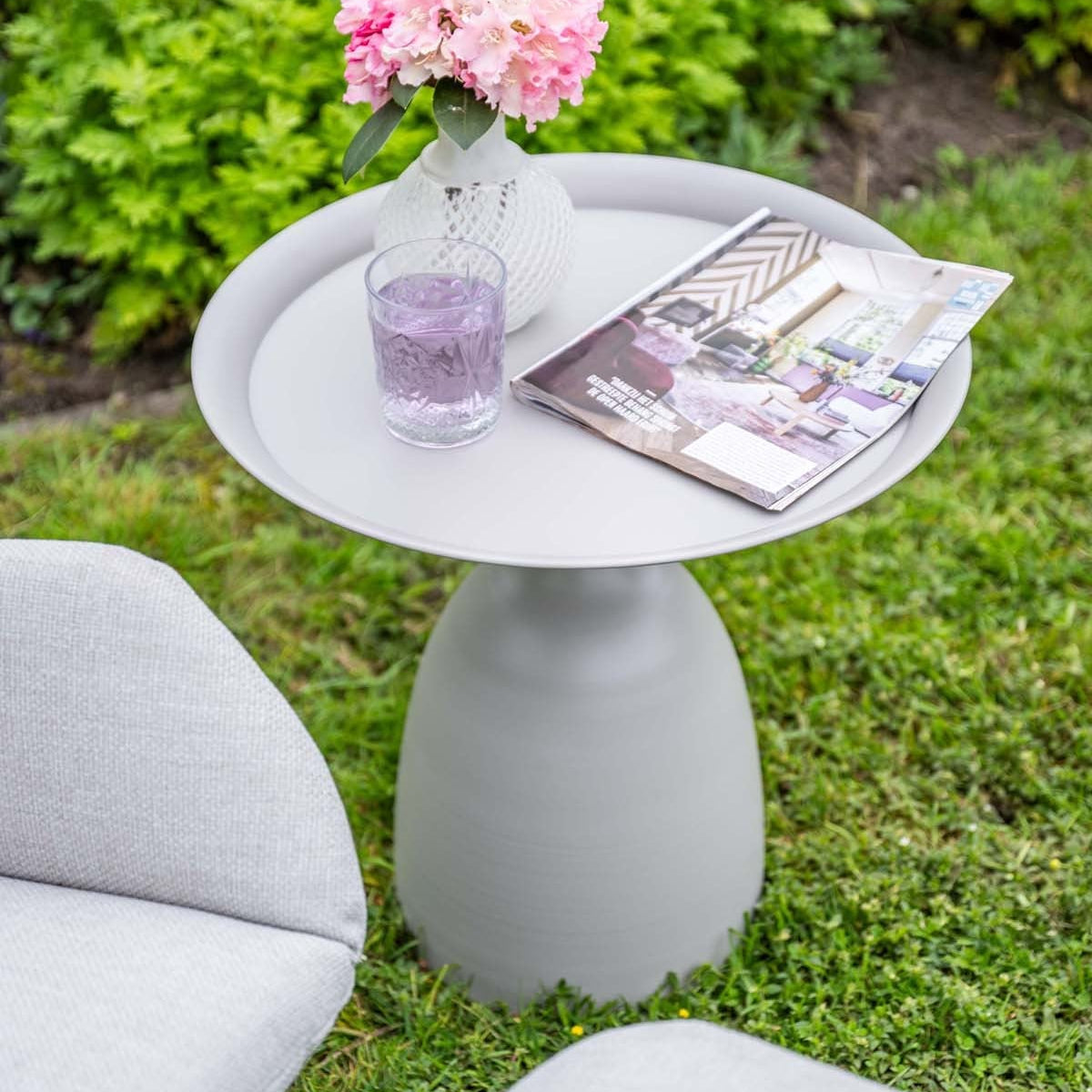 Mioala Outdoor Side Table - Taupe