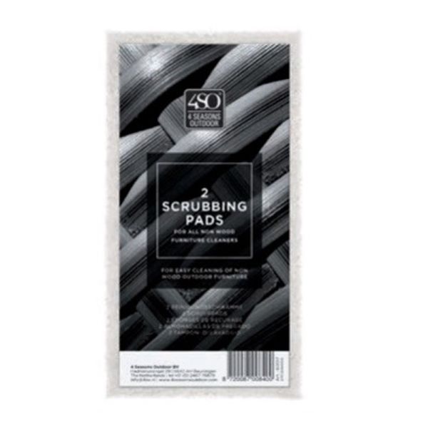 Multi Purpose Cleaning Pads (2pc - White) Maintenance Care by 4 Seasons Outdoor