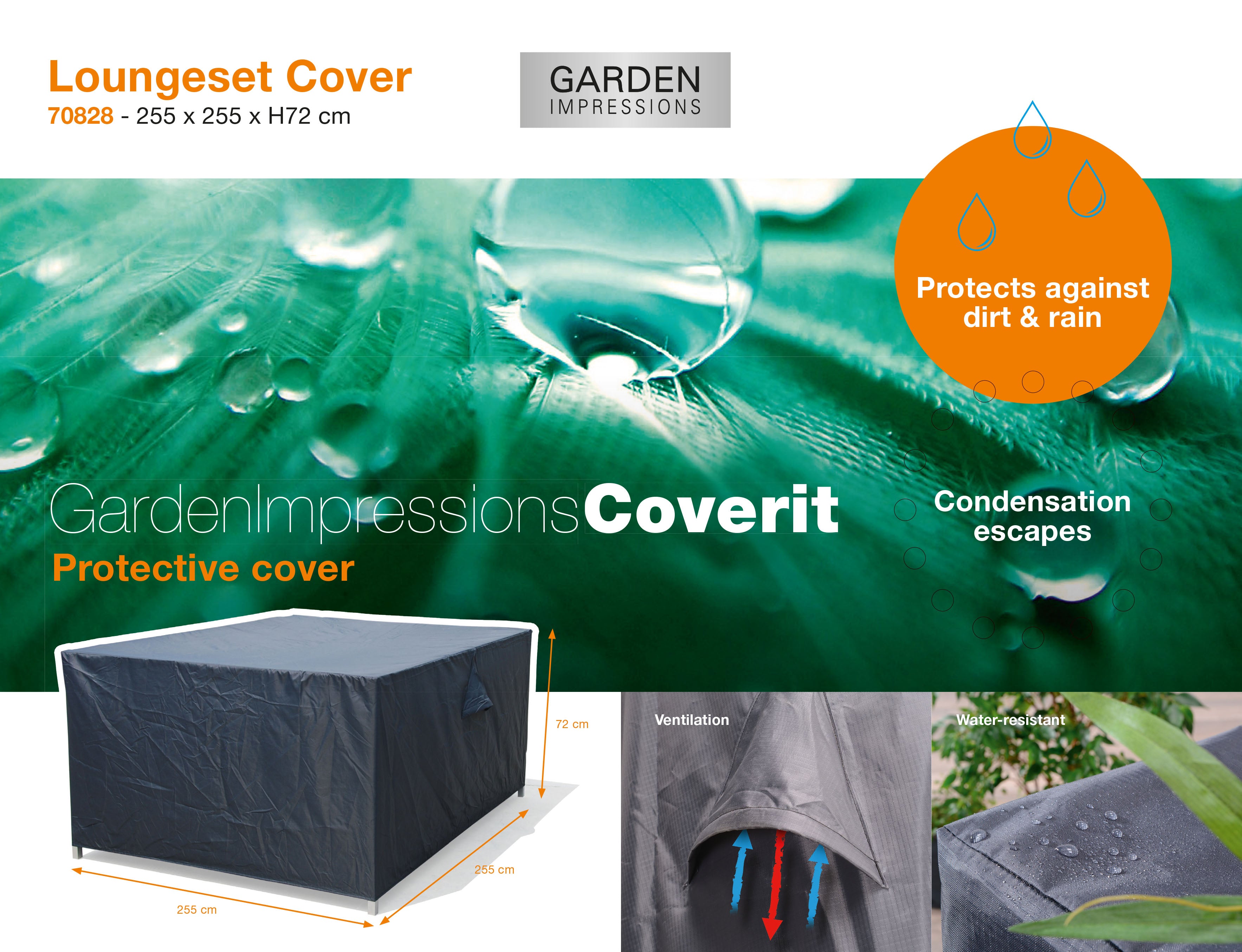 Coverit Lounge Set Cover 255cm x 255cm