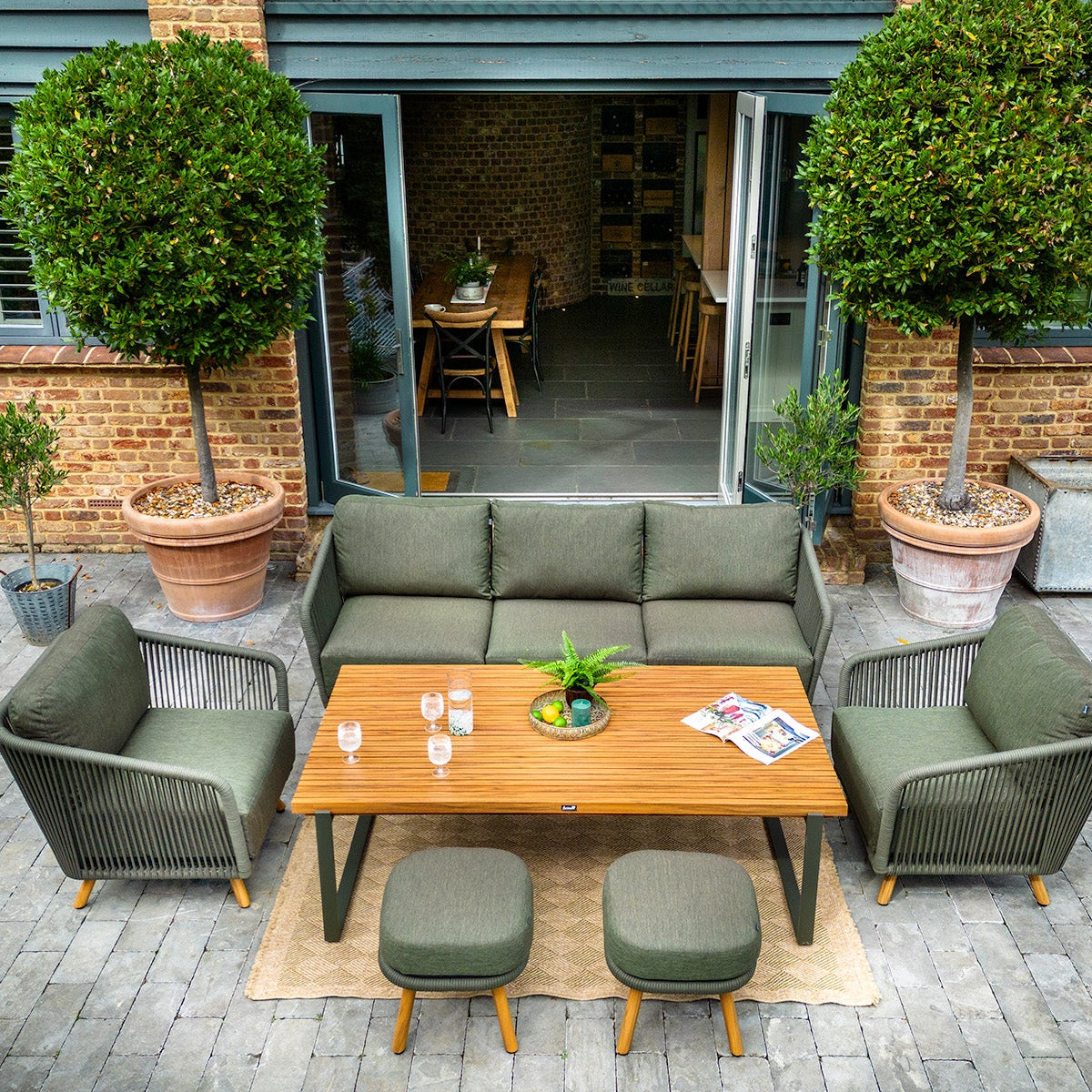 Eden Outdoor 3 Seat Lounge Set | Hartman