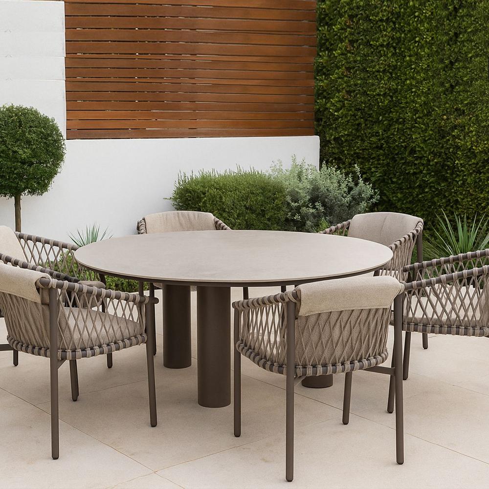 Allora 6 Seat Outdoor Dining Set | 4 Seasons Outdoor