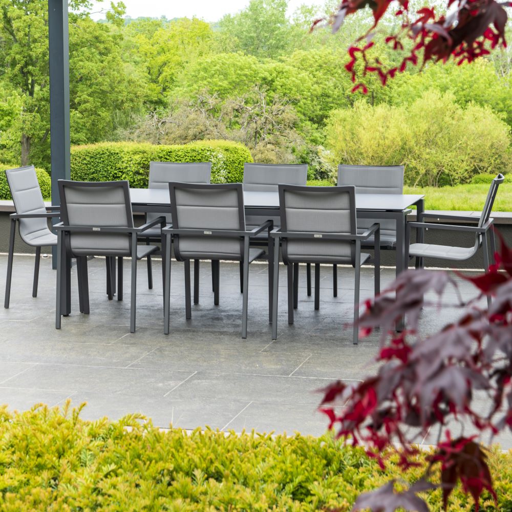 Bari Outdoor Dining Set 8 Seat by 4 Seasons Outdoor