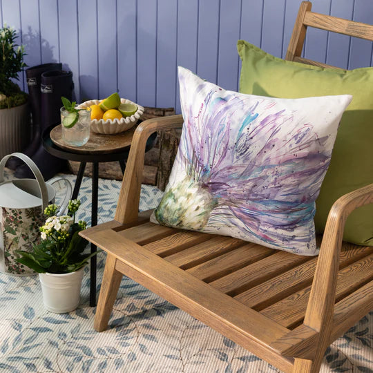 Expressive Thistle Outdoor Scatter Cushion
