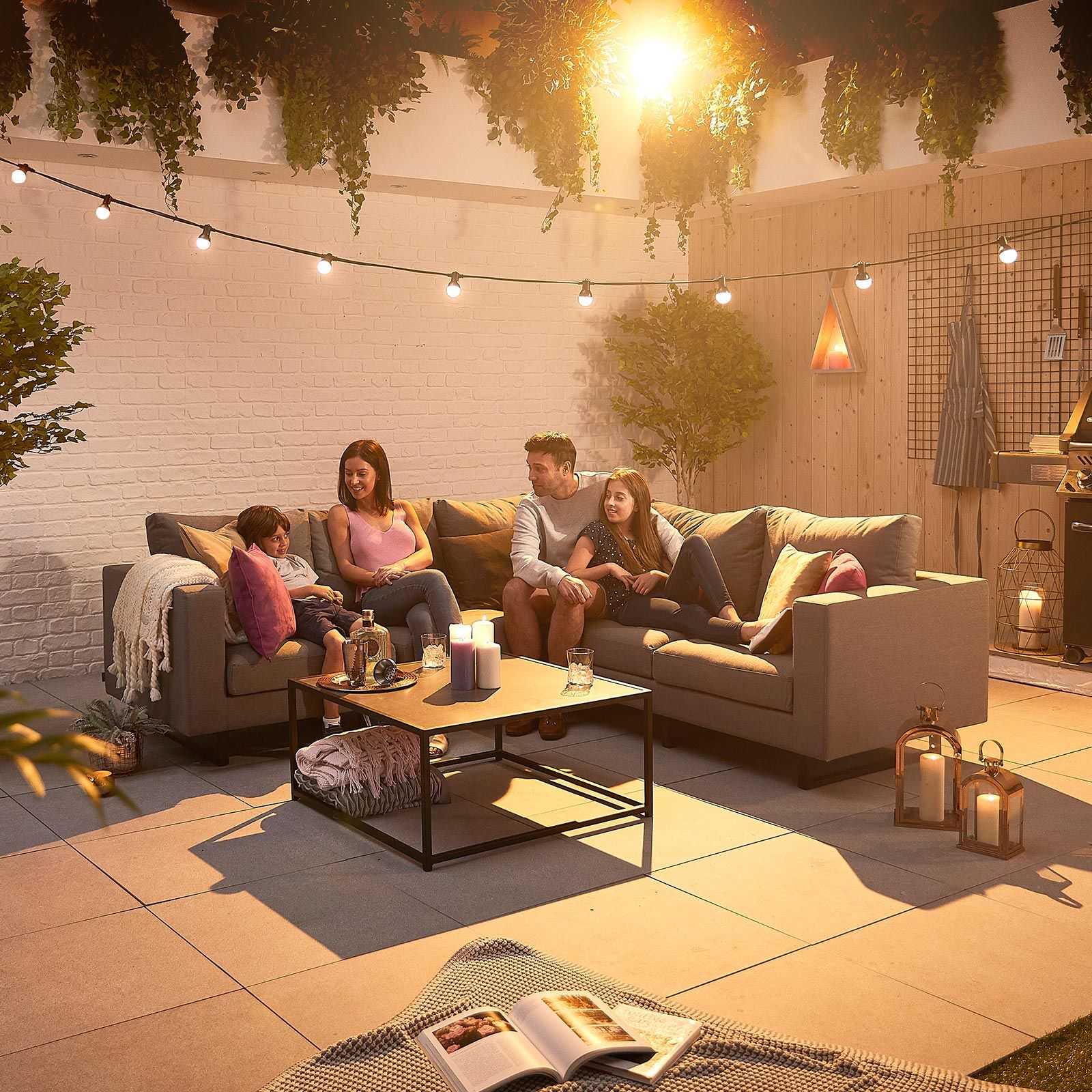 Eden Outdoor Fabric Corner Sofa Set by Nova