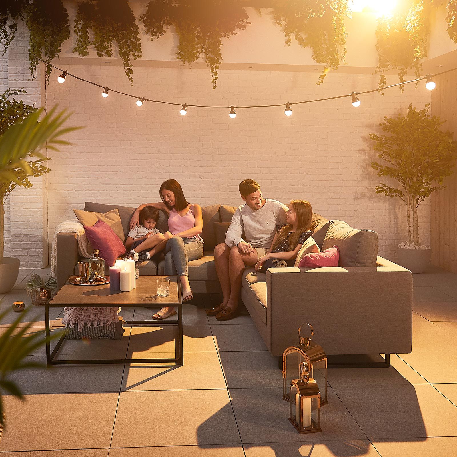 Eden Outdoor Fabric Corner Sofa Set by Nova