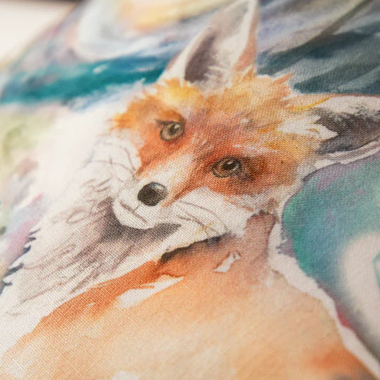 Fox And Hare Outdoor Scatter Cushion