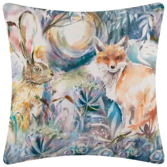 Fox And Hare Outdoor Scatter Cushion
