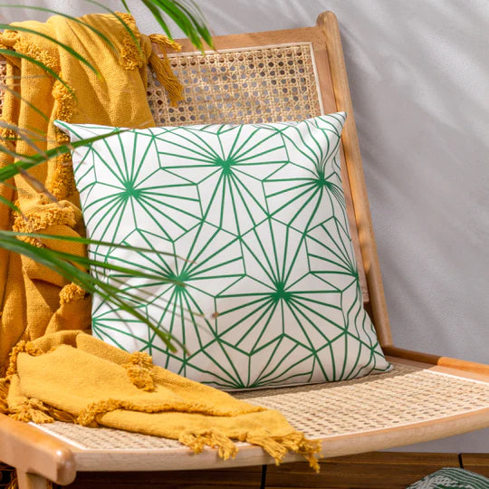 Hexa Green Outdoor Scatter Cushion