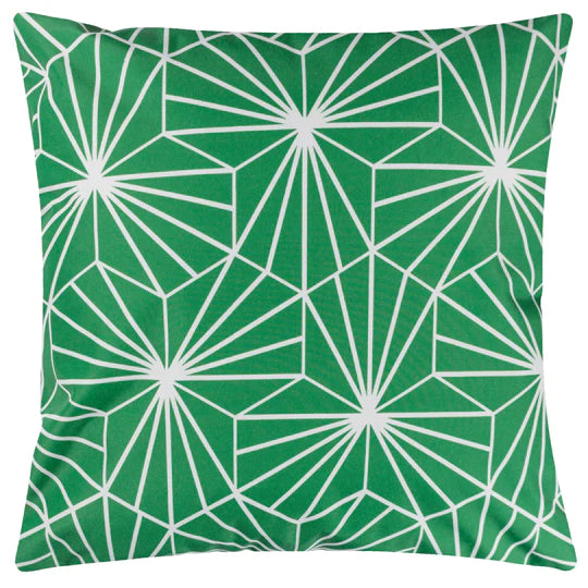 Hexa Green Outdoor Scatter Cushion