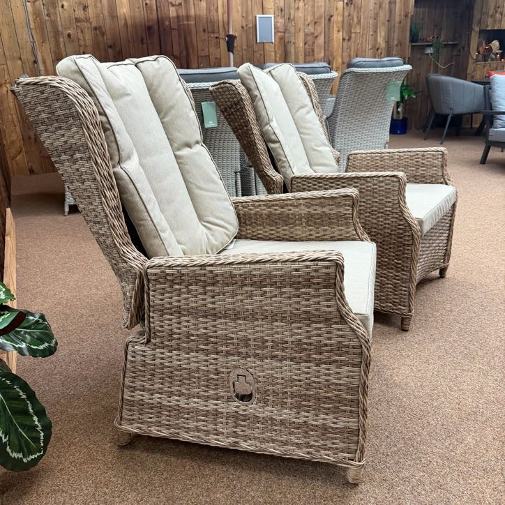 Reclining Wingback Chairs (Pack of 2) - Haven Cotswold By Harbo