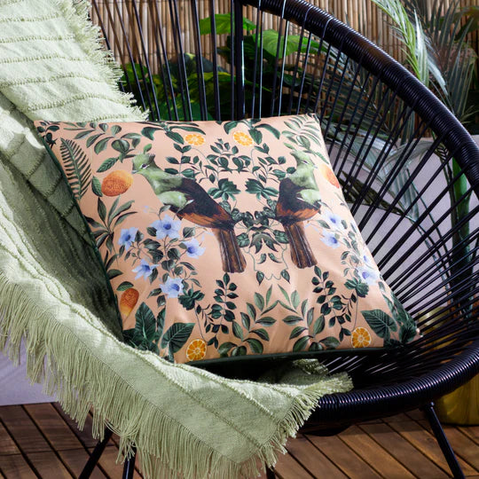 Kali Mirrored Birds Outdoor Scatter Cushion