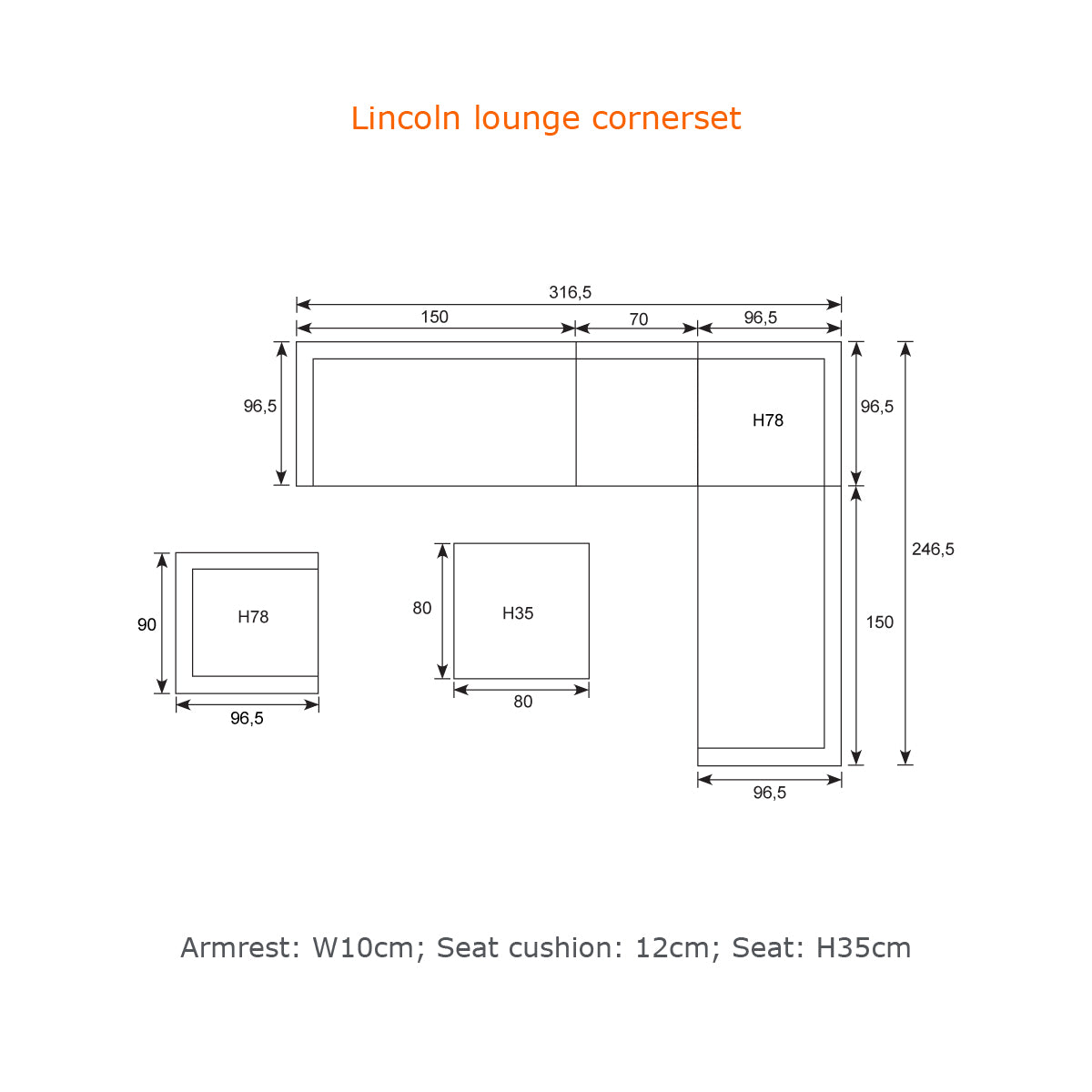 Lincoln Outdoor Modular Corner Group | Garden Impressions