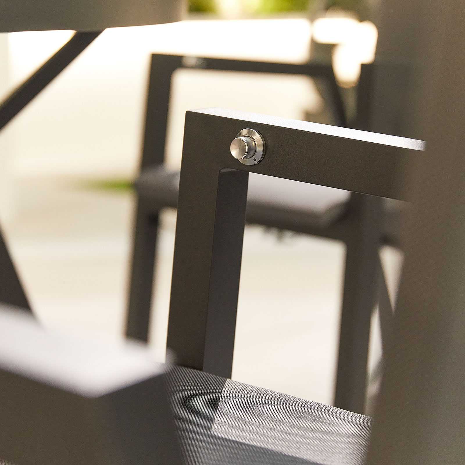 Venice Outdoor Reclining Chair in Grey (Pack of 2) | Nova