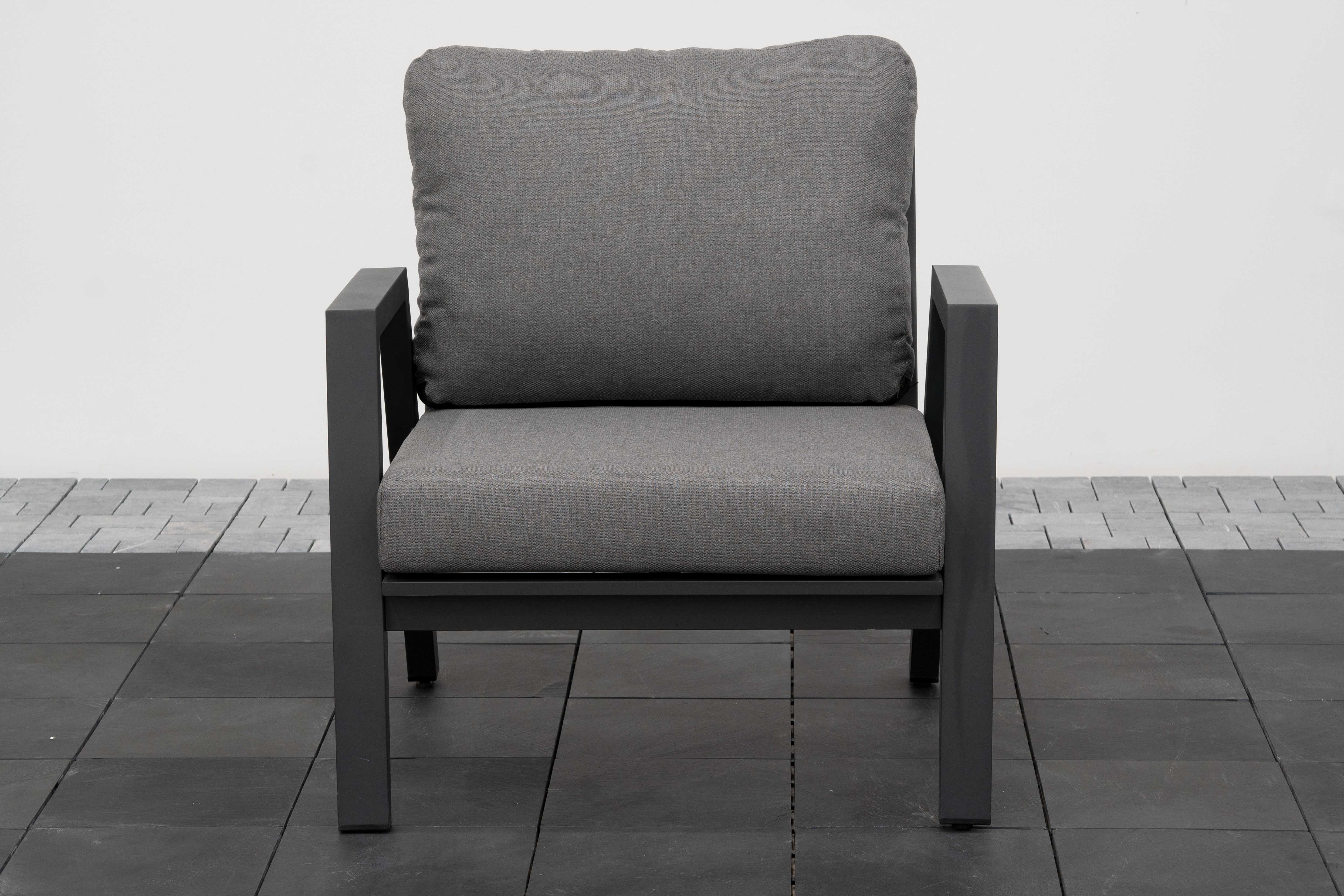 Phoenix Lounge Armchair in Grey | Nova