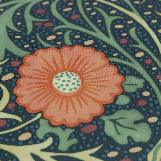 Seaweed Scatter Cushion - Morris & Co (Indigo)