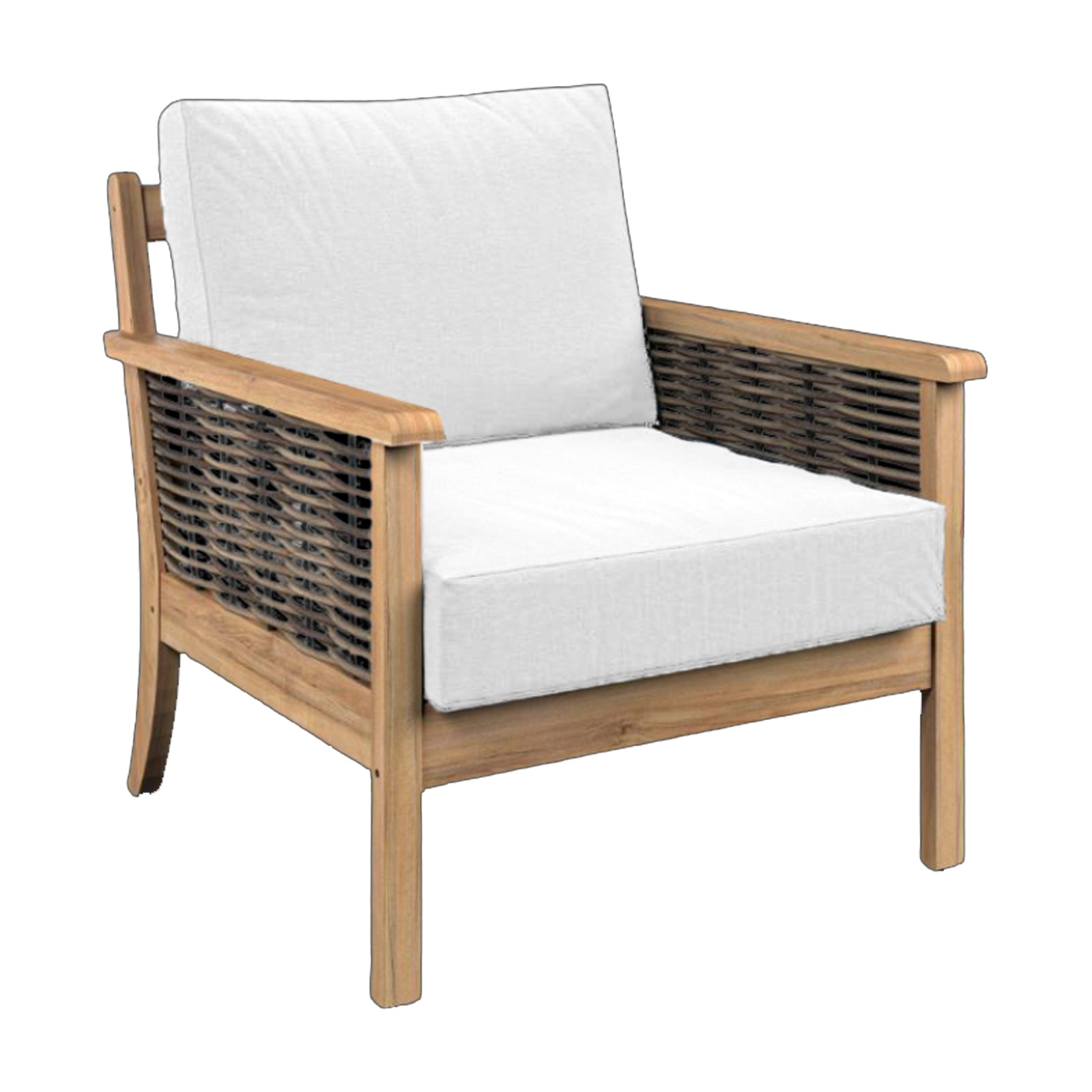 Salcey Woven Outdoor Lounge Chair - Saunton Natural | Daro