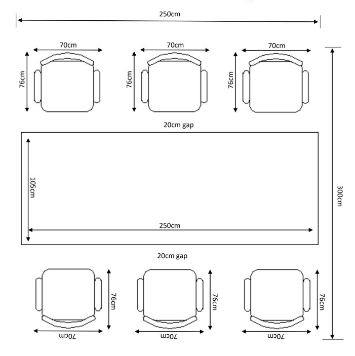 Sardinia 6 Seat Outdoor Dining Set with Nevada Table | 4 Seasons Outdoor