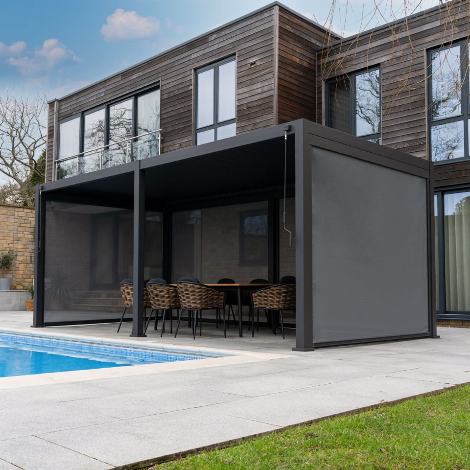 Titan Pergola, Strong Aluminium (Not Steel) - 6m x 3.6m | Nova