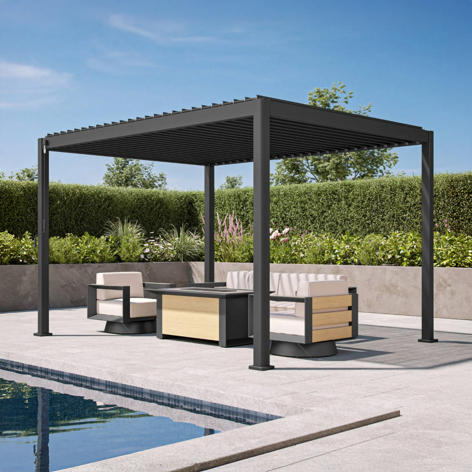 Titan Pergola, Strong Aluminium (Not Steel) - 3m x 2.4m | Nova