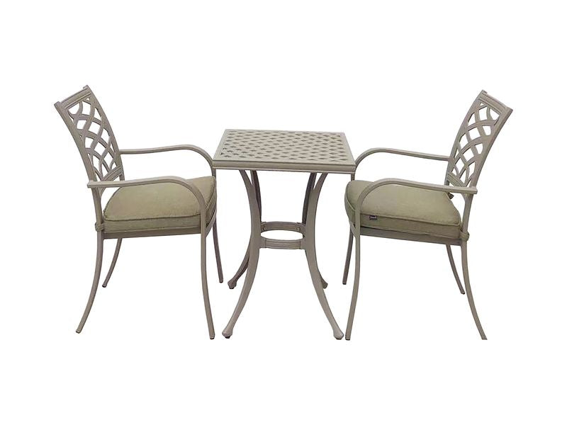 Buxton Outdoor Cast Aluminium Bistro Set | Hartman