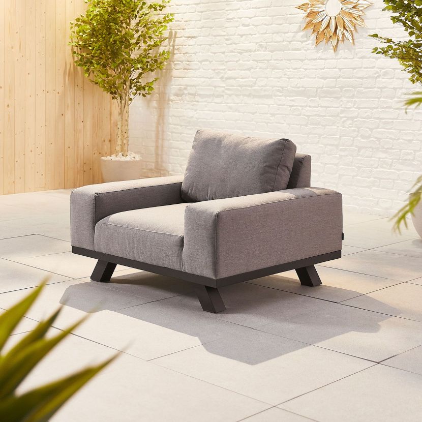 Outdoor Fabric Lounge Armchair - Tranquility By Nova