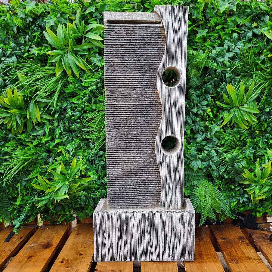 Patras Cascading Wall Water Feature - No Plumbing