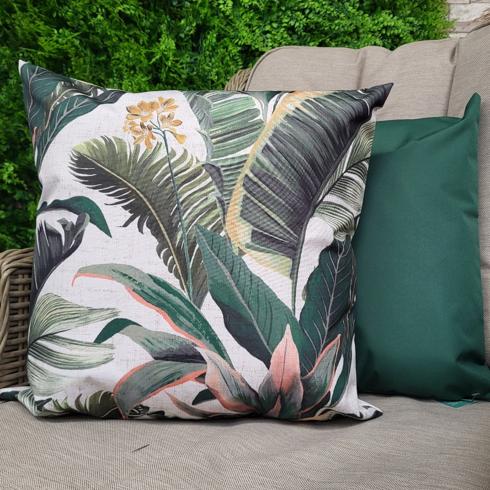 Hawaii Outdoor Scatter Cushion - Bottle Green