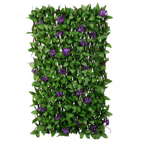 Artificial Faux Willow Trellis 180 x 90cm - Red Acer or Lilac Bloom