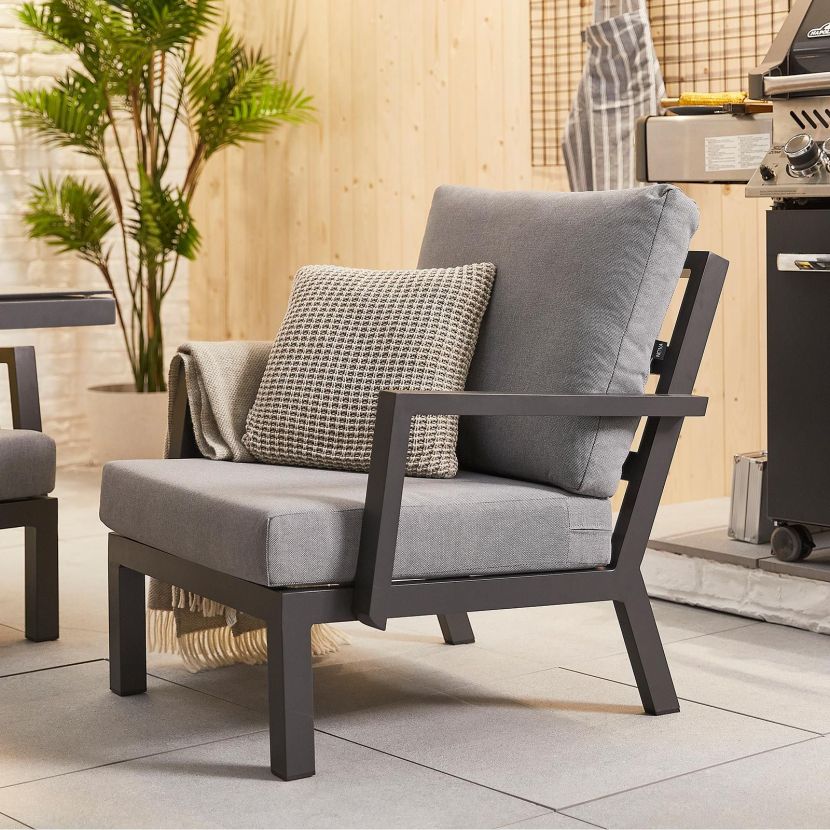 Vogue Outdoor Sofa Lounge Set with Kendal Adjustable Table - Nova