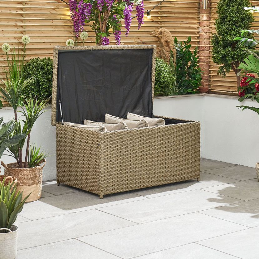 Small Cushion Storage Box in Willow - Heritage By Nova