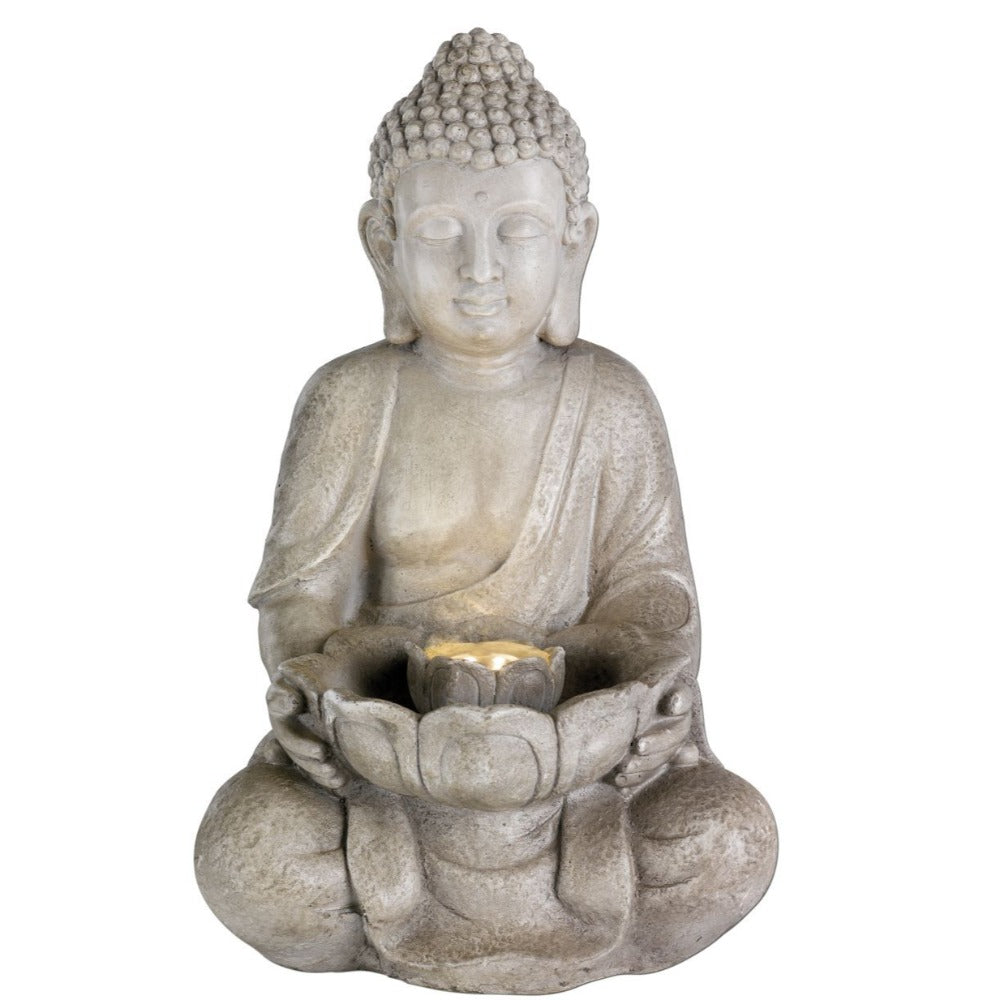 Gotama Sitting Buddha Water Feature - No Plumbing