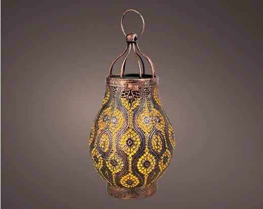 Indoor or Outdoor Iron Battery LED Lantern