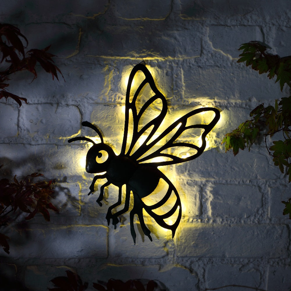 LED Metal Plaque - Buzzy Bee 12 LED