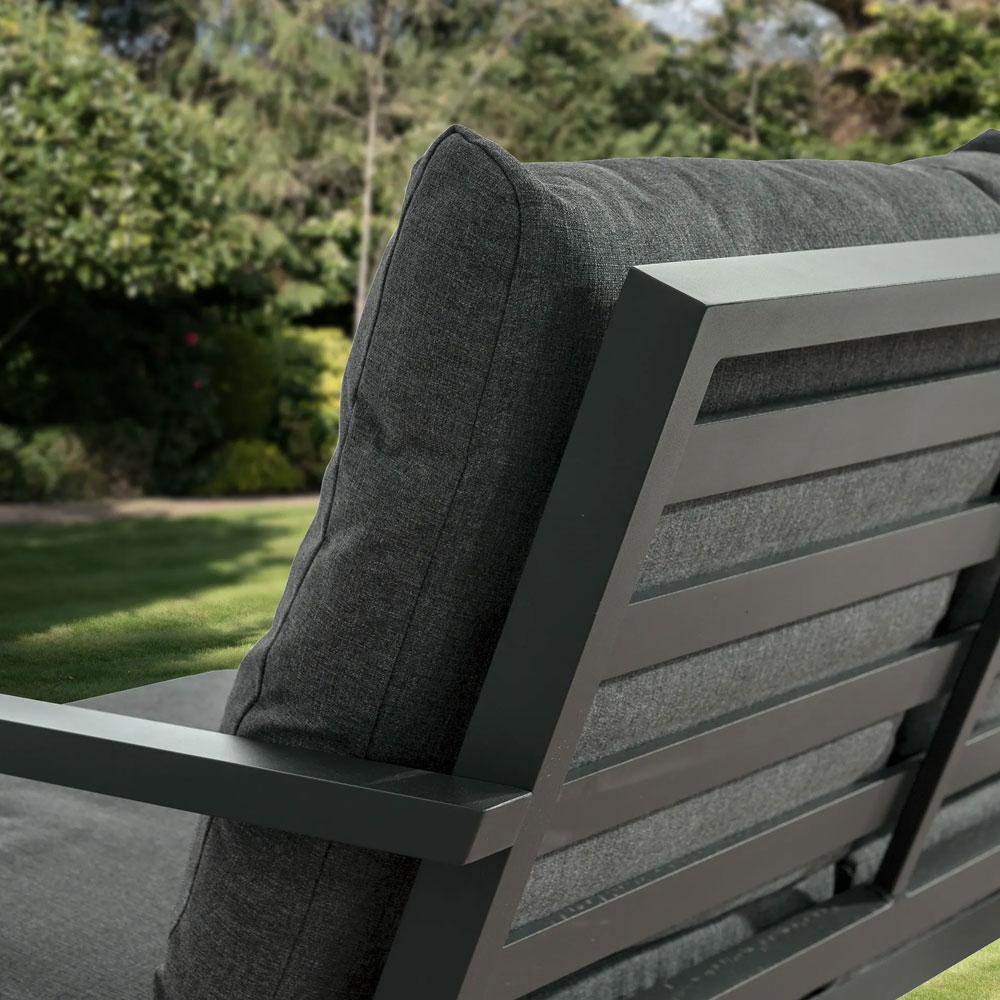 Triton Outdoor 2 Seat Sofa with All Weather Cushions | Vila