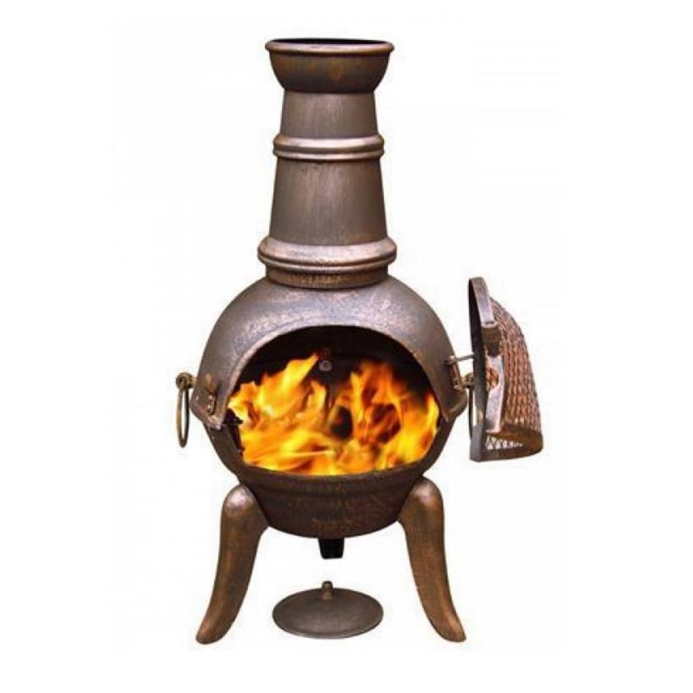 Granada Cast Iron Chimenea - 90cm High