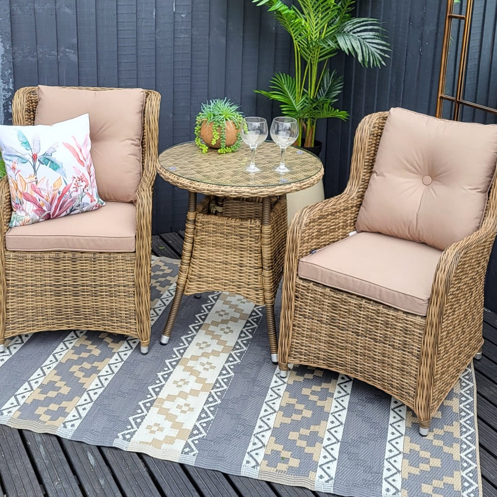 EX-DISPLAY - Outdoor Bistro in Natural - Seville By Katie Blake