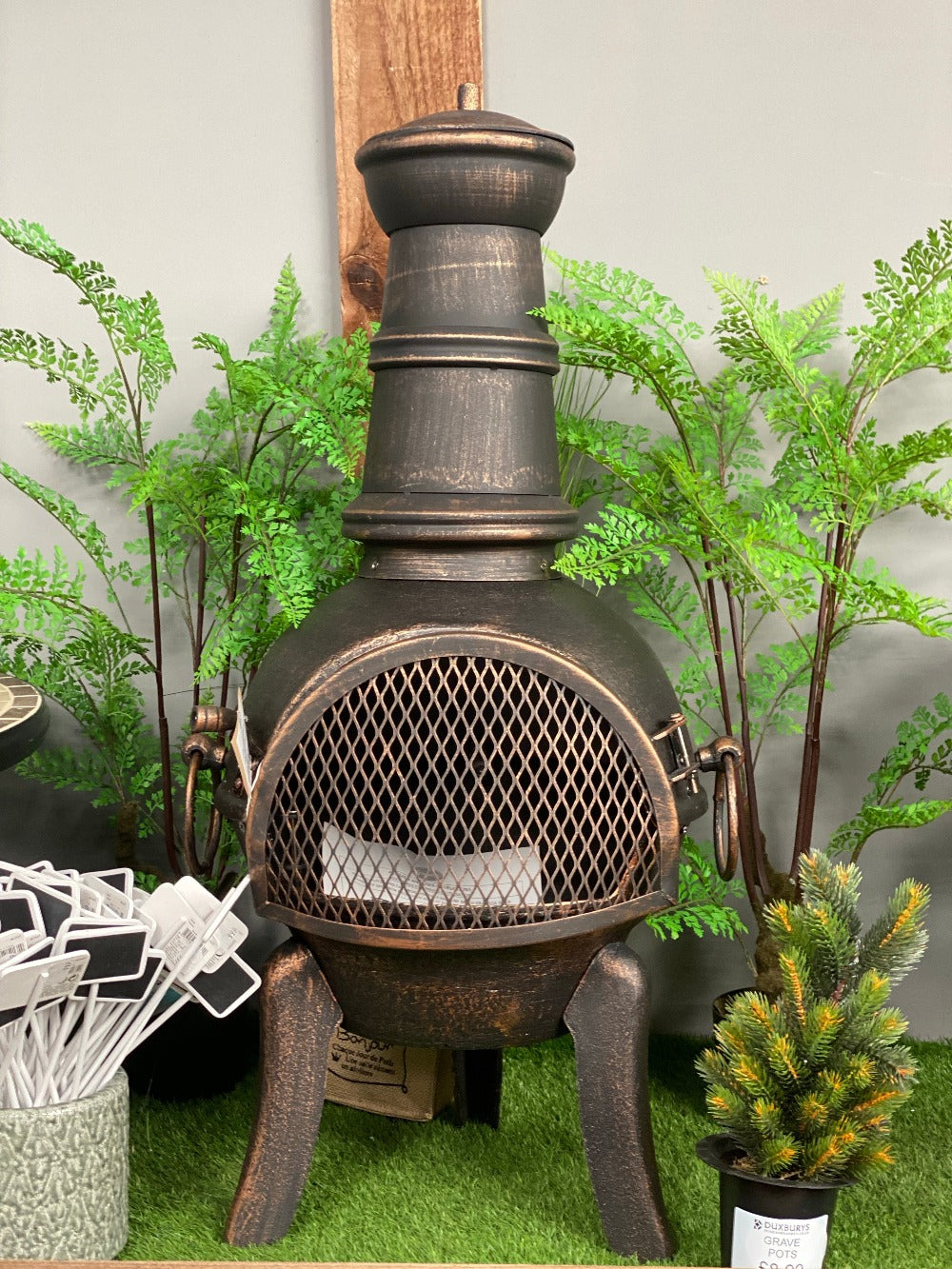 Granada Cast Iron Chimenea - 90cm High