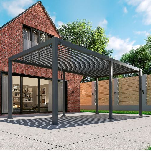 Titan Pergola, Strong Aluminium (Not Steel) - 3m x 6m | Nova