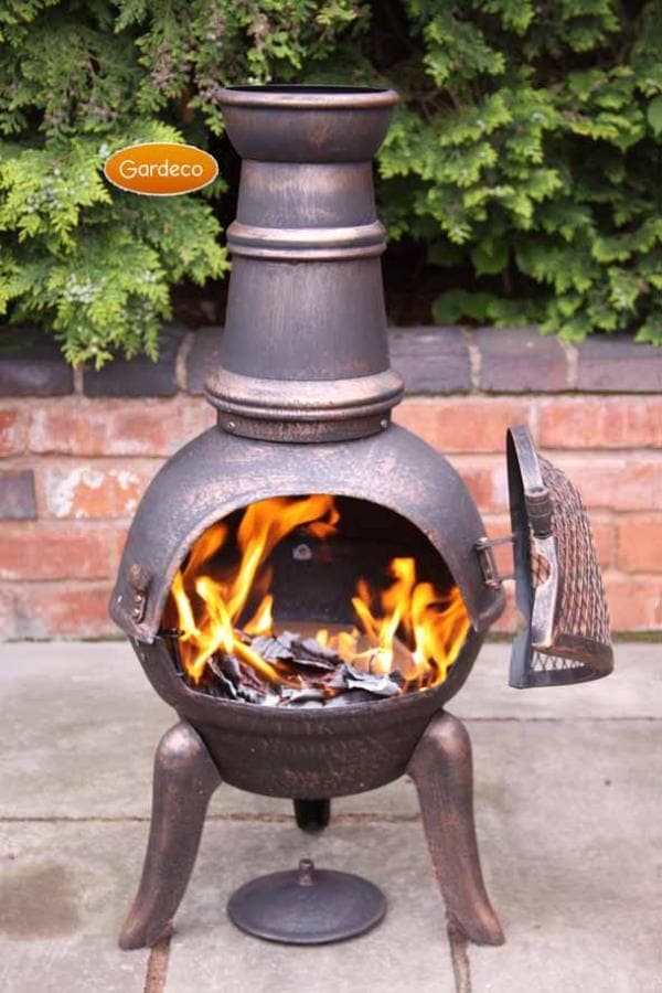 Granada Cast Iron Chimenea - 90cm High