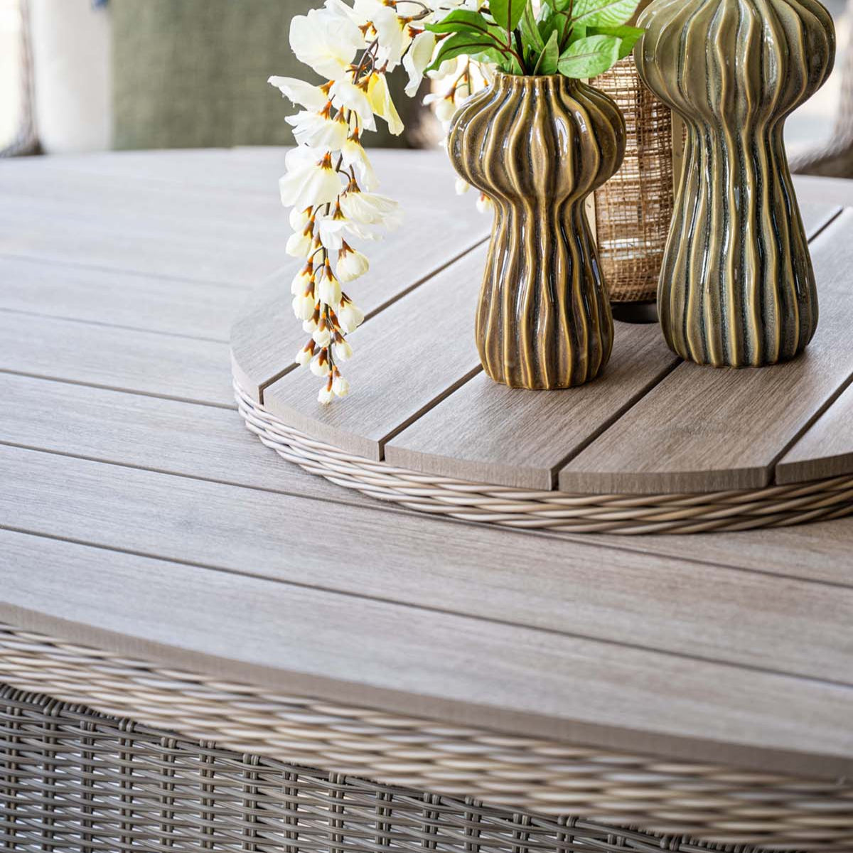 Outdoor Jersey 6 Seat Oval Dining Set | Garden Impressions