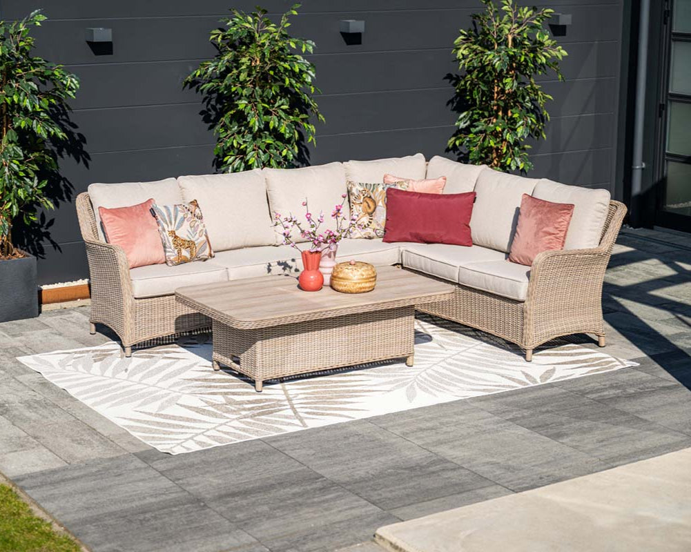 Outdoor Jersey Large Corner Lounge Set | Garden Impressions