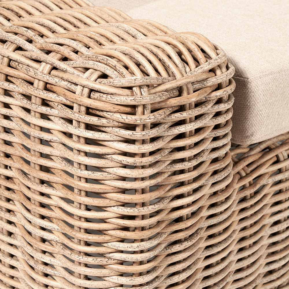 Como Natural Antique Outdoor Seating Set | Pacific Lifestyle