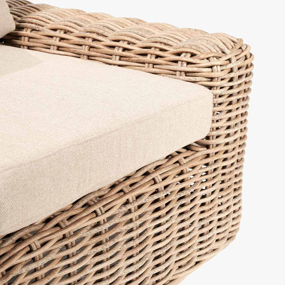 Como Natural Antique Outdoor Seating Set | Pacific Lifestyle