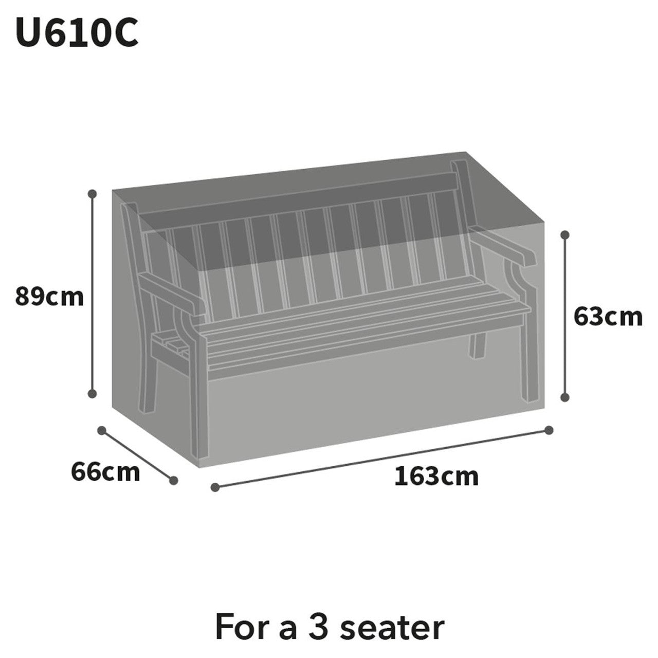 Bosmere Ultimate Protector Outdoor Furniture Cover For Bench/Bistro Set