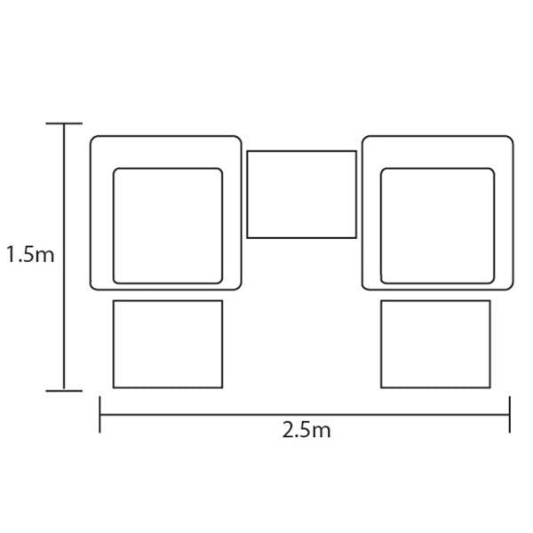 Companion Set in Cast Aluminium - Amalfi By Hartman